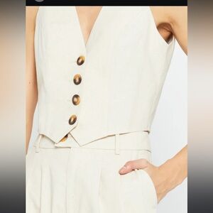 COPY - CAARA Cream Women's Vest and Pants Set Size L